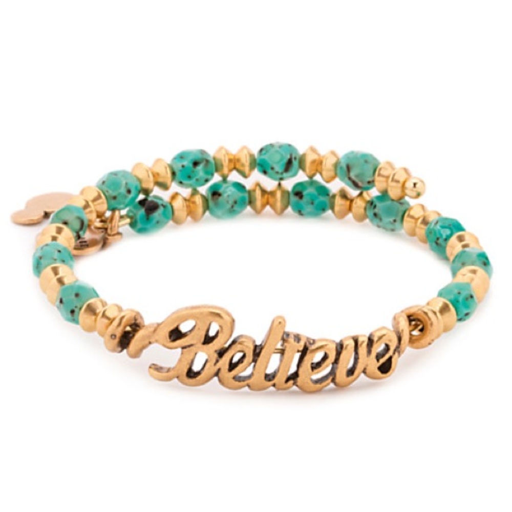 NWT *Discontinued* Disney Parks Sealed Alex and Ani “Believe” Wrap Bracelet